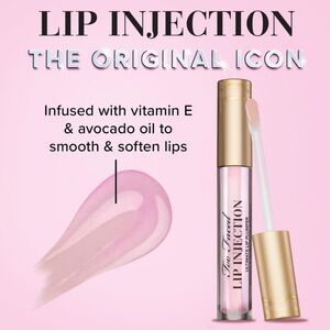 NEW Too Faced Lip Injection Gloss - Pink